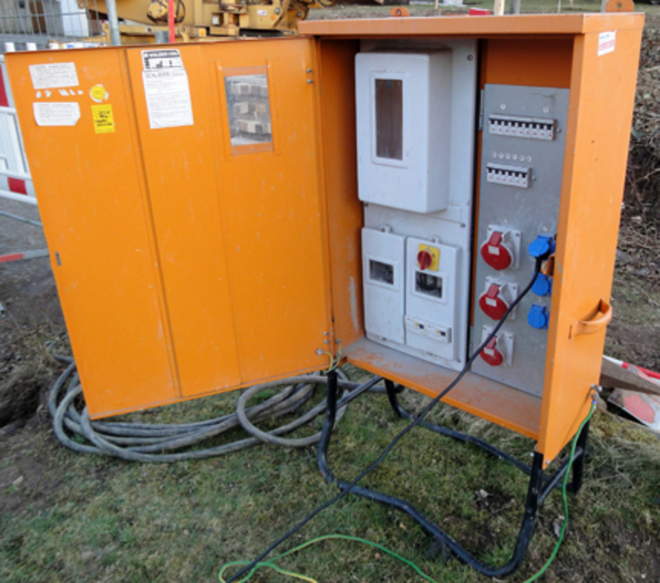 Baustromkasten bei Elektrotechnik Barth in Ebern