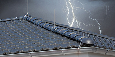 Äußerer Blitzschutz bei Elektrotechnik Barth in Ebern