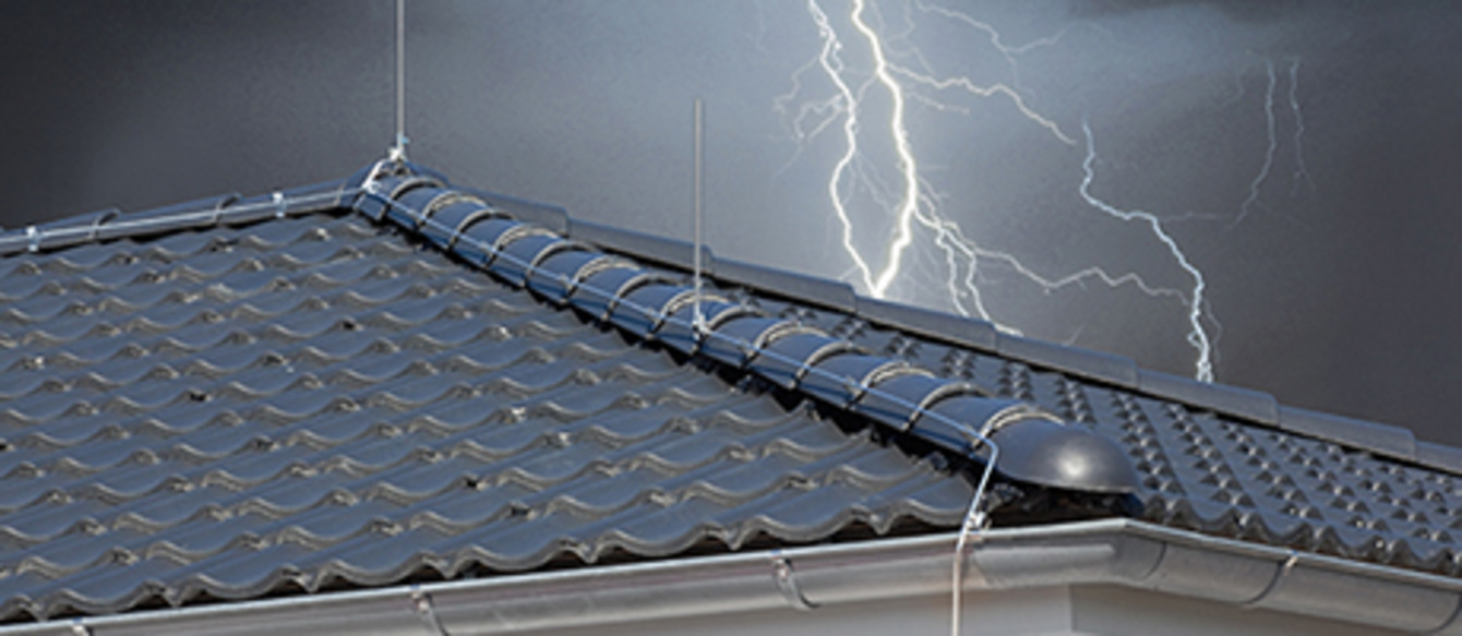 Äußerer Blitzschutz bei Elektrotechnik Barth in Ebern
